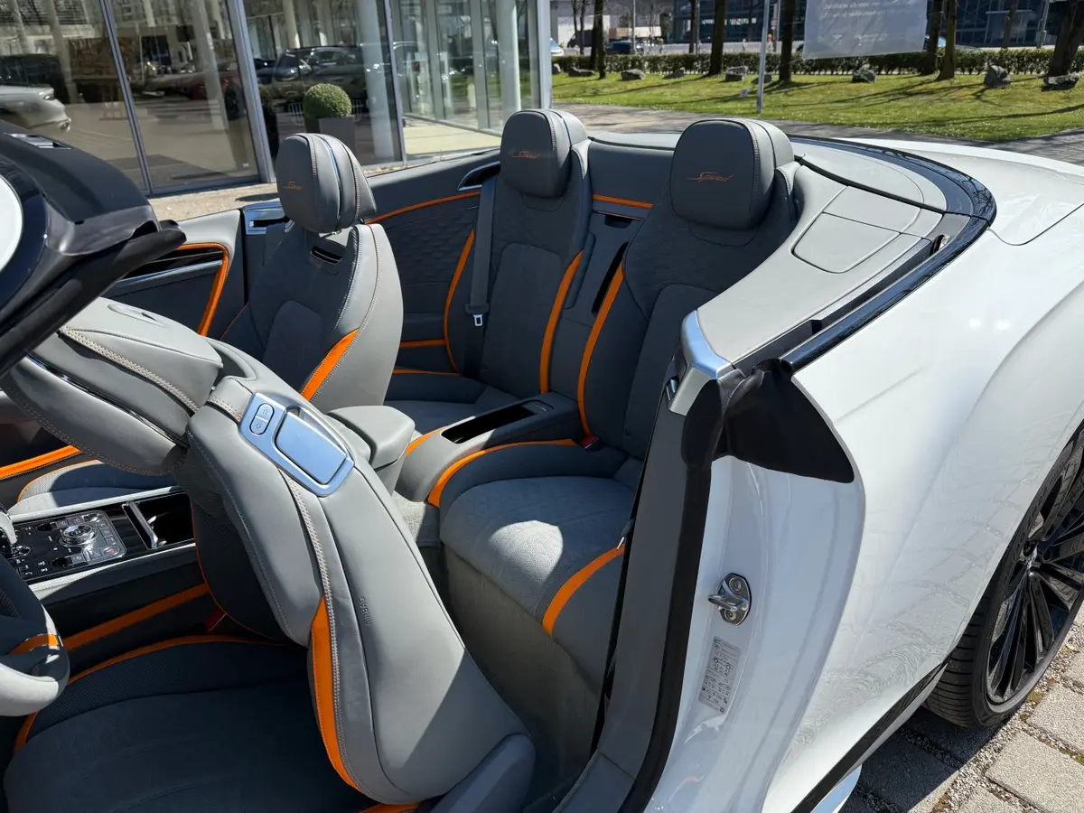 Bentley Continental GTC Speed 2025, rear view — Priveo Cars, Europe