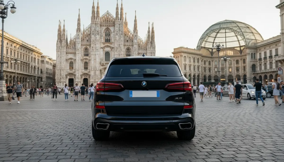 BMW X5 4.0i M 2025, vista frontal — Priveo Cars, Europa