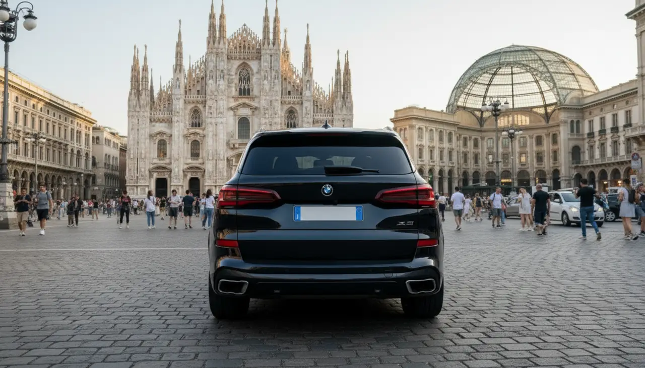 BMW X5 4.0i M 2025, vista frontale — Priveo Cars, Europa. BMW X5 4.0i M 2025