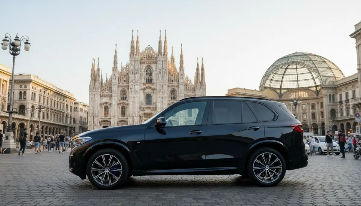 BMW X5 4.0i M 2025, vista trasera — Priveo Cars, Europa
