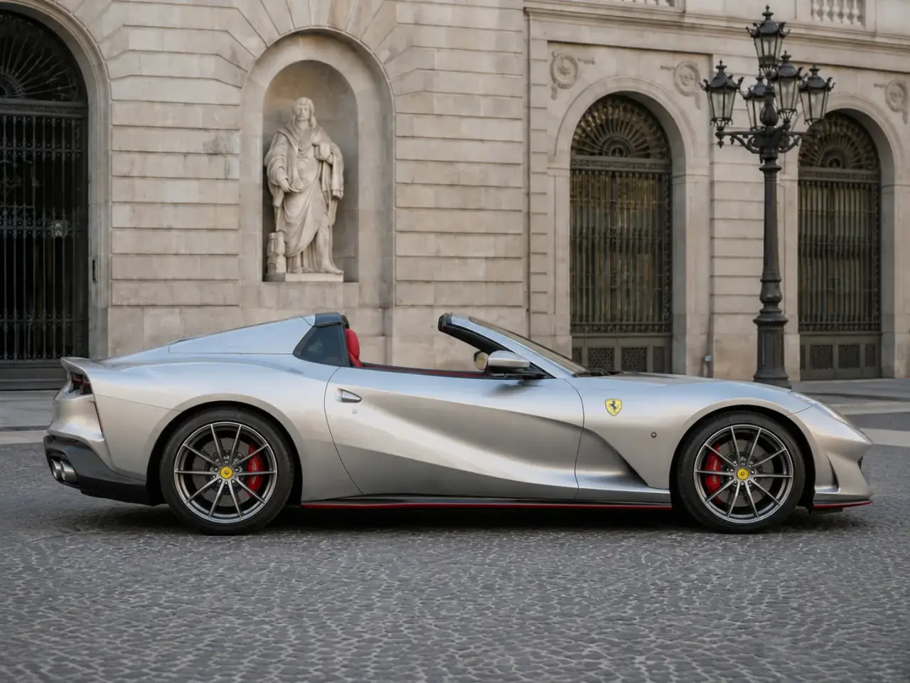 Ferrari 812 GTS 2024, side profile — Priveo Cars, Europe