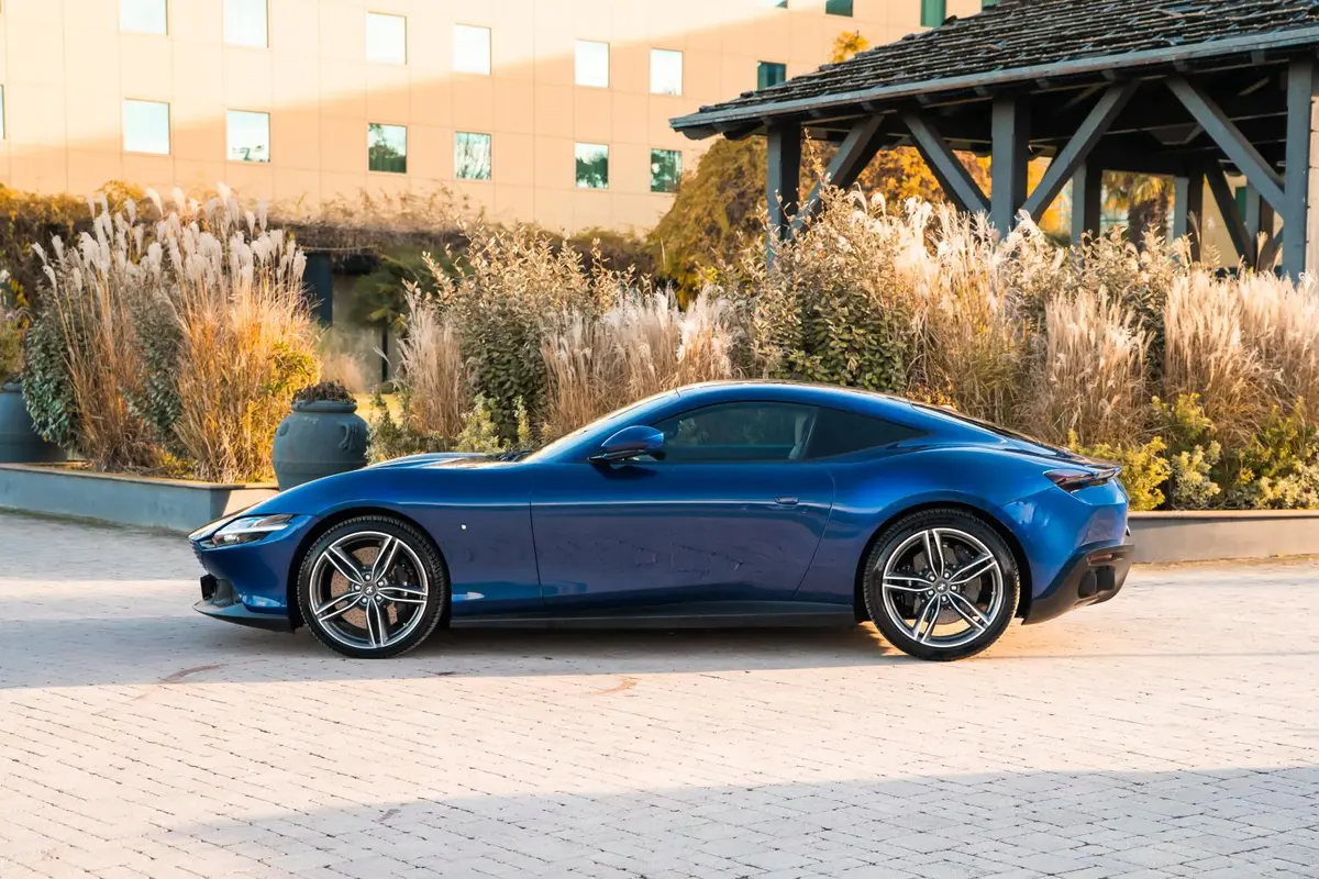 Ferrari Roma 2025, rear view — Priveo Cars, Europe