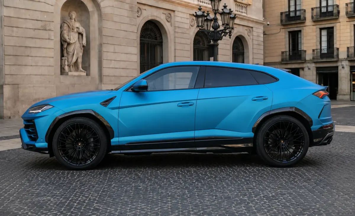 Lamborghini Urus SE 2025, perfil lateral — Priveo Cars, Europa