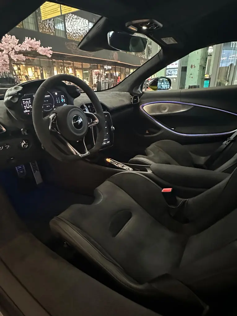 McLaren Artura Spider 2024, dashboard — Priveo Cars, Europe