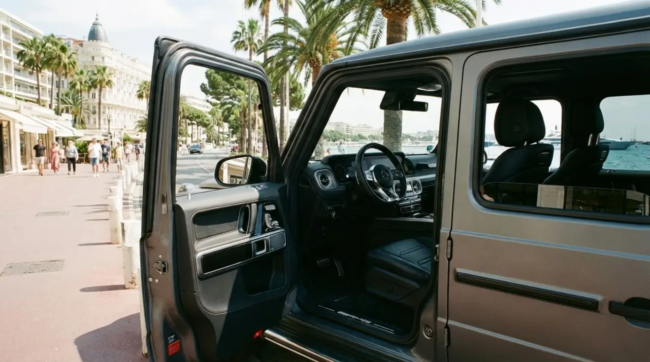 Mercedes Benz G63 2023, cruscotto — Priveo Cars, Europa. Mercedes Benz G63 2023