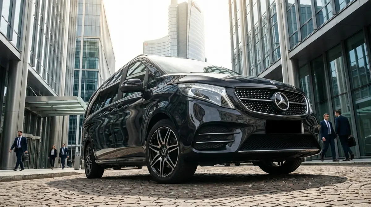 Mercedes V Class 2026, exterior — Priveo Cars, Europe