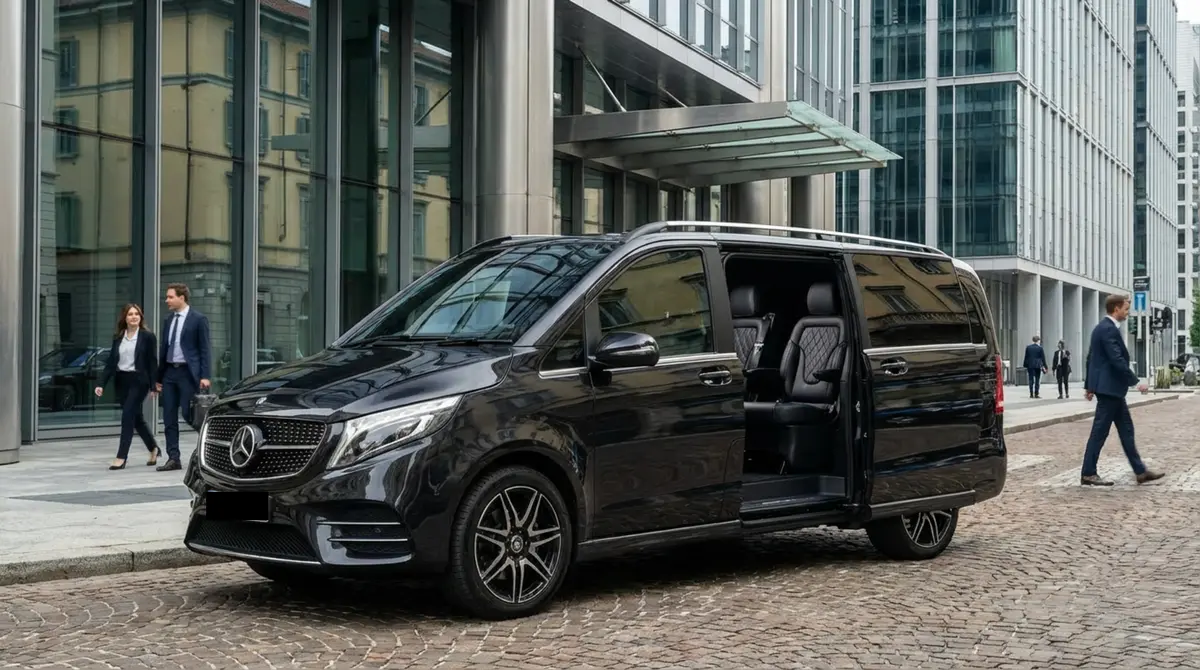 Mercedes V Class 2026, interior — Priveo Cars, Europe