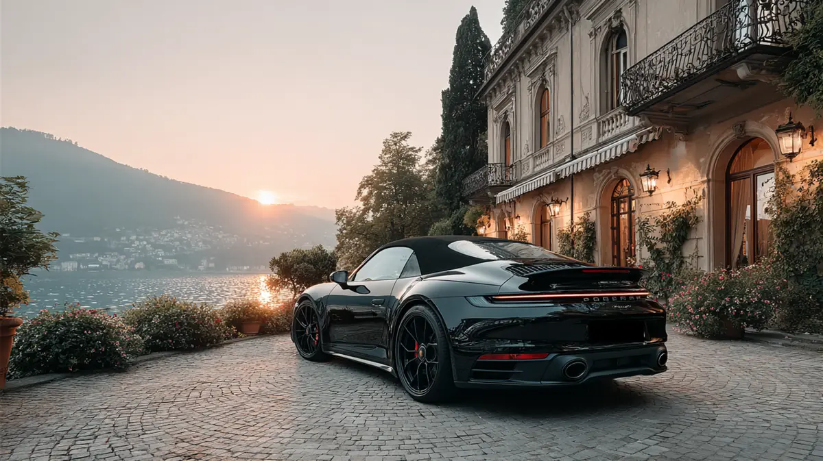 Porsche 992 Carrera 4 GTS Cabrio 2024, front view — Priveo Cars, Europe