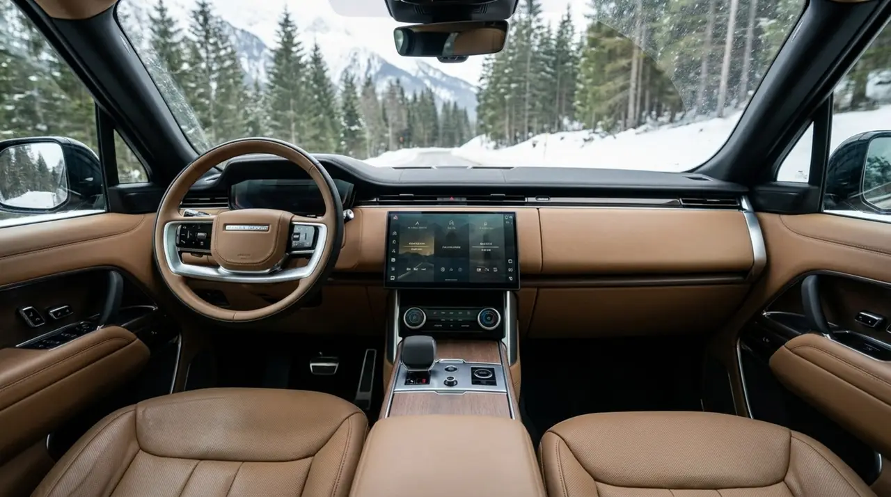 Rover Range Rover Autobiography P530 2026, interni — Priveo Cars, Europa. Rover Range Rover Autobiography P530 2026