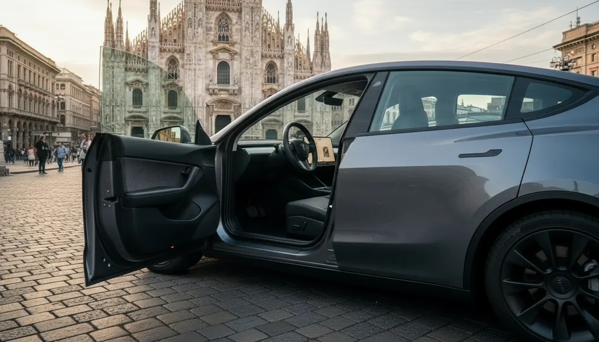 Tesla Model Y Long Range 2023, interior — Priveo Cars, Europe